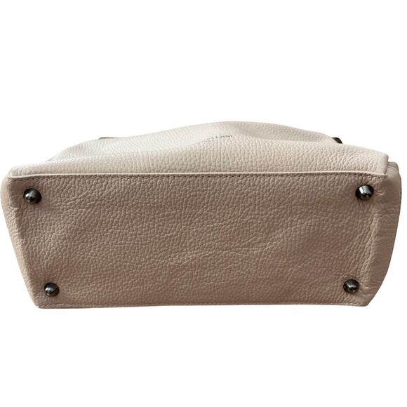 Viola Castellani Italian Leather Chain Strap Purse Pink NEW - Picture 3 of 8